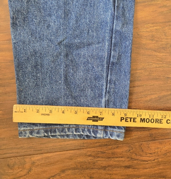 Wrangler FR Mens Blue Jeans size 40x34 Flame Resistant Work Denim Pants - Picture 7 of 8